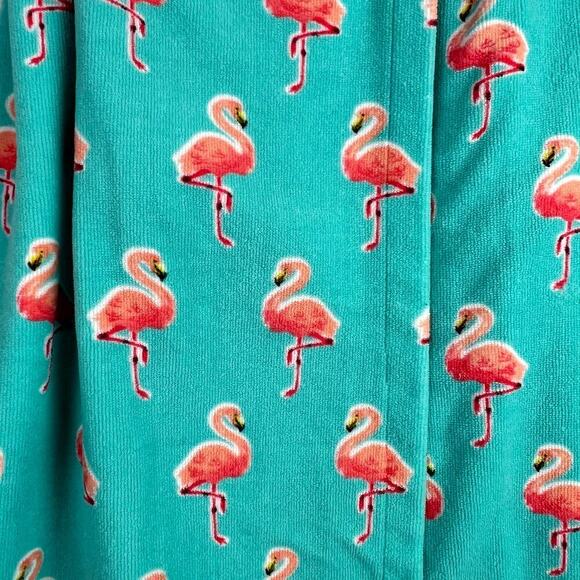 THE BIG ONE Pink Flamingo Adjustable THICK Towel Wrap Terry Cloth OS - Picture 7 of 10